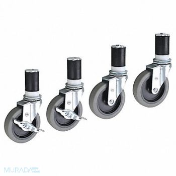 GRAINGER APPROVED Worktable Caster Kit, 2KRE5