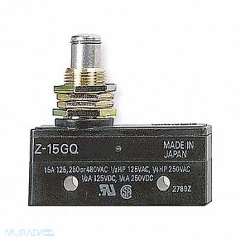 OMRON Snap Switch 15A SPDT Panel Mount Plunger, 2KRL7