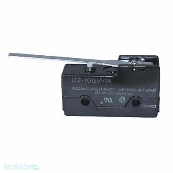 OMRON Snap Switch 10A DPDT Hinge Lever Low OT, 2KRT4