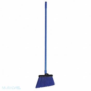 TOUGH GUY J6530 Angle Broom 48 in Handle L 12 in Face, 2KU18
