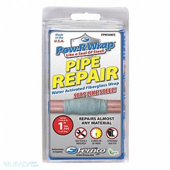 FERNCO Pipe Repair Kit 2 W x 48 L Gray, 2KUT3