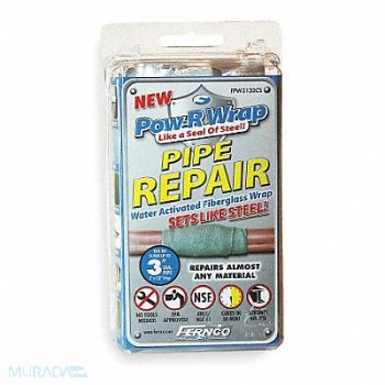FERNCO Pipe Repair Kit 3 W x 132 L Gray, 2KUT4