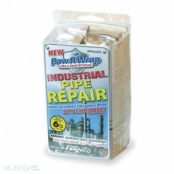 FERNCO Pipe Repair Kit 4 W x 252 L Gray, 2KUT5