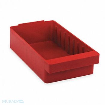 QUANTUM STORAGE SYSTEMS D5568 Drawer Bin Red Polystyrene 4 5/8 in, 2KWD2