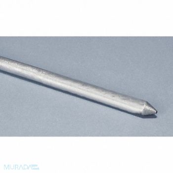 NVENT ERICO Pointed End Ground Rod Steel Over L 8ft, 2KXL9