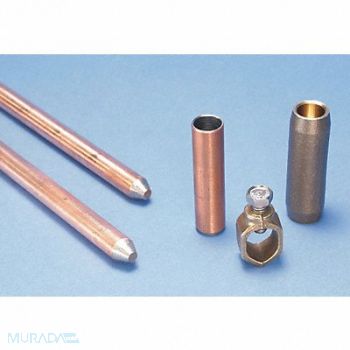 NVENT ERICO Ground Rod Kit Steel Over L 4ft, 2KXN1