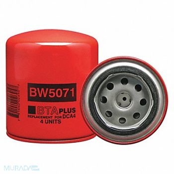 BALDWIN FILTERS Coolant Filter Spin-On 4-3/8 L, 2KXT3