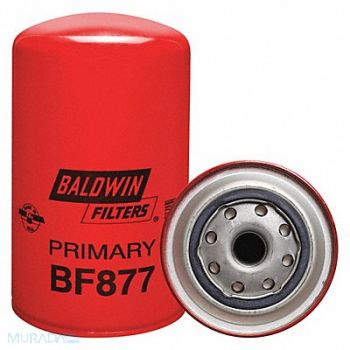 BALDWIN FILTERS Fuel Filter 7-11/32 x 4-1/4 x 7-11/32 In, 2KXY3
