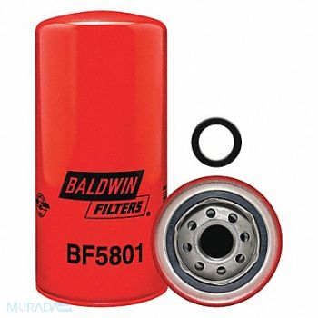 BALDWIN FILTERS Fuel Filter 8-1/32 x 3-11/16 x 8-1/32 In, 2KXZ2