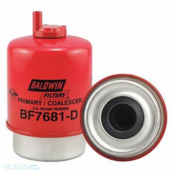 BALDWIN FILTERS Fuel Filter 5-7/32 x 3-9/32 x 5-7/32 In, 2KYK5