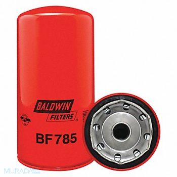 BALDWIN FILTERS Fuel Filter 9-19/32x4-21/32x9-19/32 In, 2KYU2