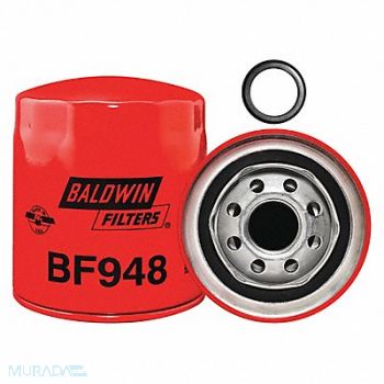 BALDWIN FILTERS Fuel Filter 4-3/8 x 3-25/32 x 4-3/8 In, 2KZC5