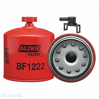 BALDWIN FILTERS Fuel Filter 5-1/4 x 4-9/32 x 5-1/4 In, 2KZC9