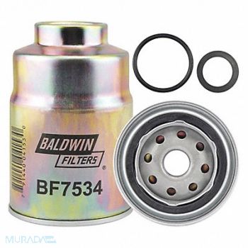 BALDWIN FILTERS Fuel Filter 5-7/16 x 3-9/16 x 5-7/16 In, 2KZD6