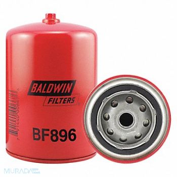 BALDWIN FILTERS Fuel Filter 5-21/32x3-11/16x5-21/32 In, 2KZE6