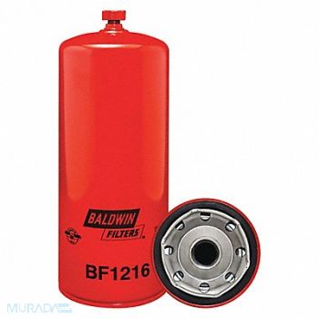 BALDWIN FILTERS Fuel Filter 12-3/32x4-11/16x12-3/32 In, 2KZF9