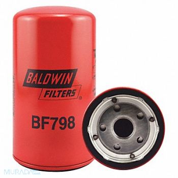 BALDWIN FILTERS Fuel Filter 6-19/32x3-11/16x6-19/32 In, 2KZG2