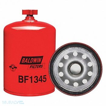 BALDWIN FILTERS Fuel Filter 6-9/16 x 4-1/4 x 6-9/16 In, 2KZG9