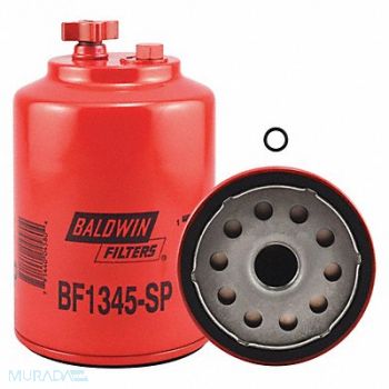 BALDWIN FILTERS Fuel Filter 6-9/16 x 4-1/4 x 6-9/16 In, 2KZJ2