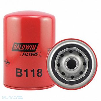BALDWIN FILTERS Spin-On 3/4 Thread 5-3/8 L, 2KZW5