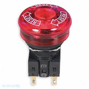OMRON STI E-Stop Push Button 16mm NC Red, 2LCB4
