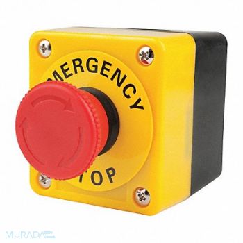 OMRON STI Push Buttn Cntrol Station 2NC Mshrm Head, 2LCB9