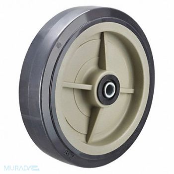GRAINGER APPROVED Antimicrob PUR Tread Plastic Core Wheel, 2LE85