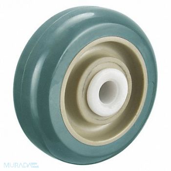 GRAINGER APPROVED Antimicrob PUR Tread Plastic Core Wheel, 2LE93
