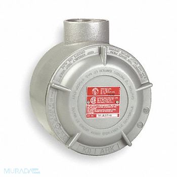 HUBBELL KILLARK Conduit Outlet Body Aluminum E, 2LLN2