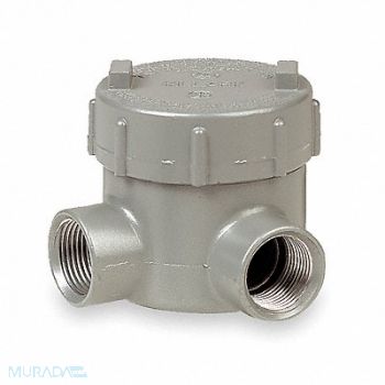 HUBBELL KILLARK Conduit Outlet Body Iron Trd Sz 3/4in, 2LLW5