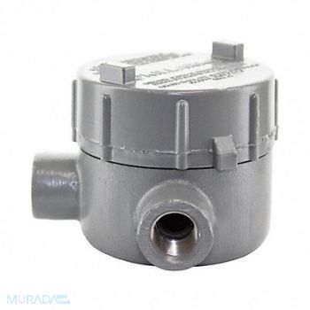 HUBBELL KILLARK Conduit Outlet Body Iron Trd Sz 1in, 2LLW6