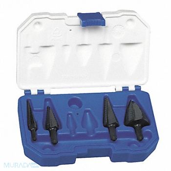 LENOX Step Drill Bit Set HSS 1/8-1-3/8 In 4 pc, 2LML6