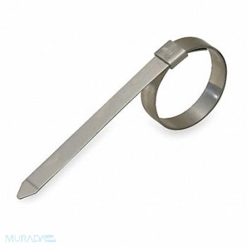 BAND-IT Band Clamp 3/8 W Lip-Lock 9/16 OD PK24, 2LPG8