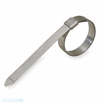 BAND-IT Band Clamp 3/8 W Lip-Lock 1 1/8 OD PK24, 2LPG9