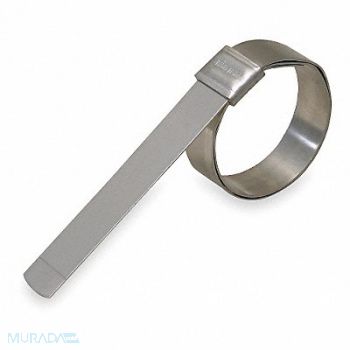 BAND-IT Band Clamp 5/8 W Lip-Lock 1 1/2 OD PK24, 2LPH1