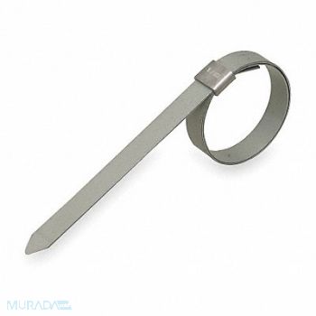 BAND-IT Band Clamp 3/8 W Lip-Lock 9/16 OD PK24, 2LPH9