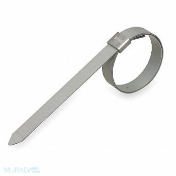 BAND-IT Band Clamp 3/8 W Lip-Lock 1 1/8 OD PK24, 2LPJ1