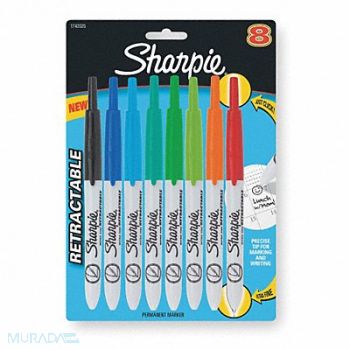 SHARPIE Perm Marker Set Assorted Ultra Fine PK8, 2LTG1