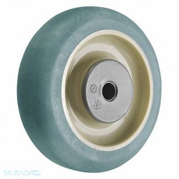 GRAINGER APPROVED Nonmark RBBR Tread Plastic Core Wheel, 2LU47