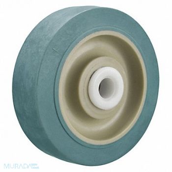 GRAINGER APPROVED Nonmark RBBR Tread Plastic Core Wheel, 2LU53