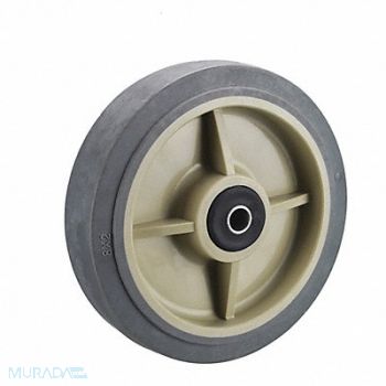 GRAINGER APPROVED Nonmark RBBR Tread Plastic Core Wheel, 2LU65