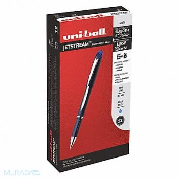 UNI-BALL Rollerball Pens Blue PK12, 2LUC9