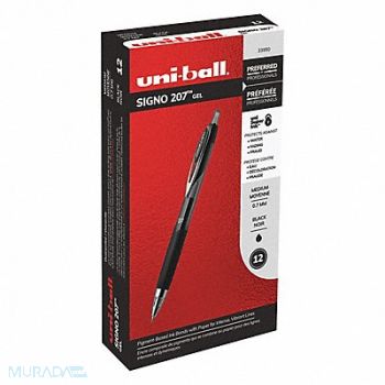 UNI-BALL Gel Pens Black PK12, 2LUF7