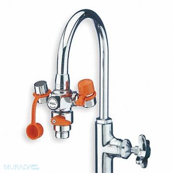 GUARDIAN EQUIPMENT Eyewash w/Diverter Faucet Mount 4-1/4 W, 2LVE5