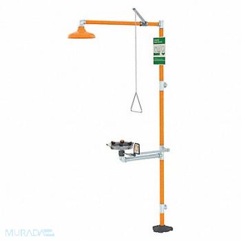 GUARDIAN EQUIPMENT Drench Shower With Face/Eyewash 96 in H, 2LVL8