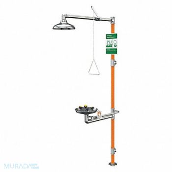 GUARDIAN EQUIPMENT Drench Shower With Face/Eyewash 96 in H, 2LVL9