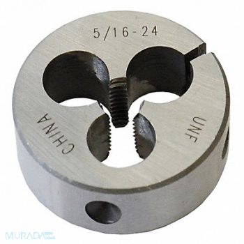 WESTWARD Rd Adjustable Die CS 5/16-24 1-1/2 In OD, 2LVZ8