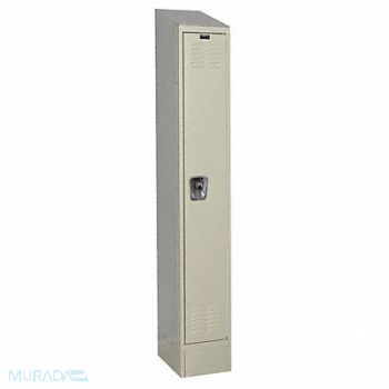 HALLOWELL D4811 Wrdrb Lockr Lvrd 1 Wide 1 Tier Tan, 2LYY5