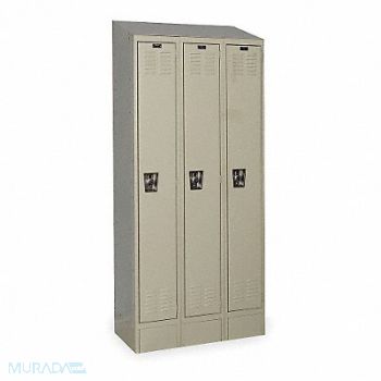 HALLOWELL D4812 Wrdrb Lckr 1x3Lckr Tan 82 x36 x12 Assm, 2LYY6