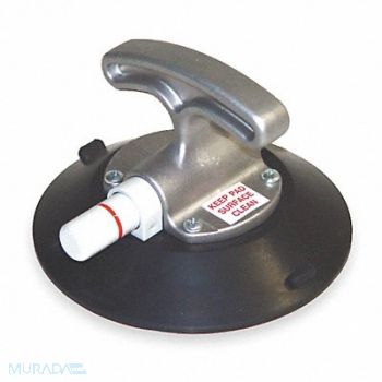 WOOD S POWR-GRIP Suction Cup Lifter 6 In Dia T-Handle, 2MDE6